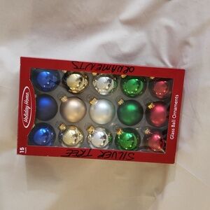 Glass ball ornaments